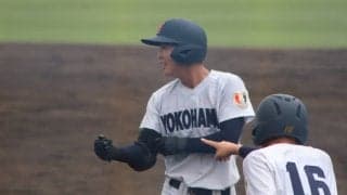 22年ぶり優勝を狙う横浜が5回終わって8対2と大きくリード！！6番打者が3打点の大活躍【関東大会】