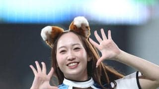 【ファイターズガール名鑑】上野菜奈子、笑顔とダイナミックなパフォーマンスで盛り上げます