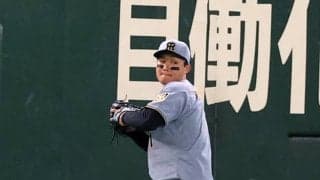 【阪神】左翼・森下翔太がレーザービームで二塁打阻止　「三塁立石」の新シートでも強み発揮