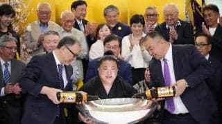 劇的Ｖ若隆景「大関を目指す」と宣言…荒汐親方は“心の変化”を実感「前は自信がなくて…」