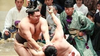 宇良、白星締めならずも４場所ぶり２ケタ勝利「十分」最後まで優勝争い「特に何もわからない」