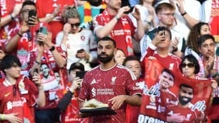 リバプール遠藤航はベンチ入りも出番なし　今季限りで退団のサラーとロバートソンに大きな拍手