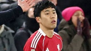 日本代表主将のリバプール遠藤航が最終節でベンチ入りも出番なし…左足首負傷の長期離脱を経てＷ杯へ、５・３１アイスランド戦が復帰戦か
