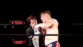 【ノア】佐藤光留がGHCハードコア初戴冠もダメージ大きく、石川修司、関本大介とマイクできず