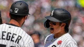 メジャーデビュー西田陸浮「とてもナーバスだった」９番右翼で初安打＆初補殺