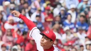 【広島】栗林良吏は「右内転筋の肉離れ」と発表、３年前と同箇所の負傷に離脱は１カ月超の見込み