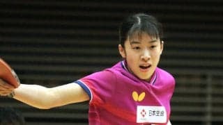 【卓球】１８歳・面手凛「自分のペースにできなかった」１２歳・松島美空らは敗退…アジア選手権選考会