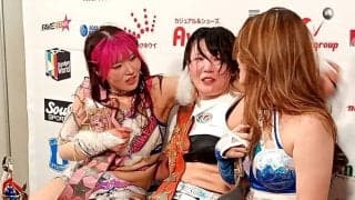 【スターダム】レディ・Ｃが壮麗亜美＆妃南とともに初タイトル獲得！今後も「お見逃Ｃなく」