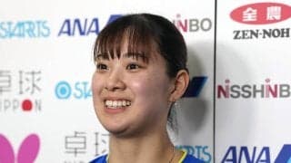 【卓球】長崎美柚が選考会Ｖ「コップの水あふれる感覚」過密日程に苦悩も…アジア選手権切符獲得