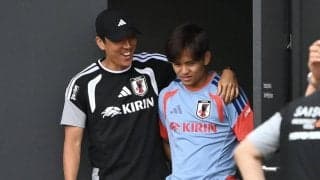 【日本代表】久保建英、田中碧、伊東純也、鈴木彩艶ら26人そろう　アイスランド戦へ
