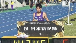 落合晃、１分４２秒台は「出せないタイムじゃない」…ＭＤＣ・男子８００Ｍで１分４３秒４５、今季２度の日本新