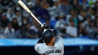【ロッテ】２年目西川史礁が３割８厘でパ・リーグ首位打者に浮上　高校の先輩、高橋奎二も攻略