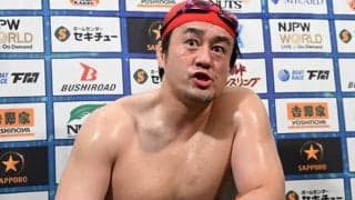 【新日本】葛西純の巨大ラダーに田口隆祐がわずか２段の脚立で対抗、水泳ゴーグルで「シェー」