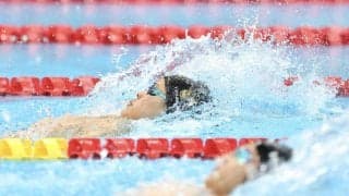 【競泳】17歳小島夢貴が独特泳法で200m背泳ぎＶ「お父さんが叶えられなかった夢を僕が」