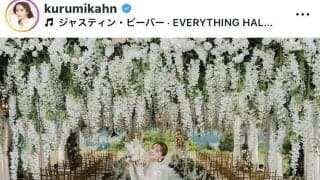 美女モデルが結婚　ＲＩＺＩＮリング上で報告　ＳＮＳのドレス姿、お相手との２ショットにも反響「美しすぎるっ」