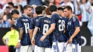 アルゼンチン快勝「順調に回復」メッシは欠場　ラウタロとGシメオネがゴール／親善試合