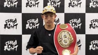 矢吹正道　改めて３階級制覇にも意欲「モロニー選手が対戦してくれるのならいつでもやりたい」