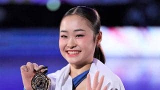 【フィギュア】島田麻央「いつかマイケルの楽曲で演技を」黒革コーデでレッドカーペットに登場