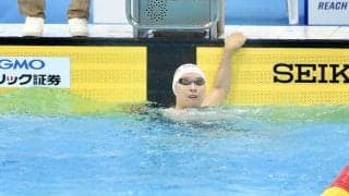【競泳】35歳鈴木聡美が50m平泳ぎで女子初の９連覇達成　100＆200mとの３冠果たす