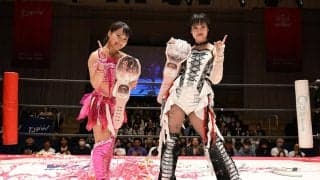 【東京女子】タッグ王座は白昼夢が初防衛、享楽共鳴をさすまたで捕獲して次期挑戦を強要