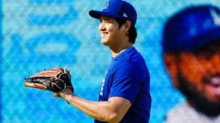 大谷翔平、試合後に異例のキャッチボール実施　終了から10分後…慌ただしく投手調整へ