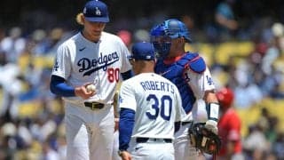 ドジャース投手陣が13失点の炎上　８回、大谷翔平の打席後に大勢のファンが帰宅で空席