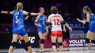 女子日本代表　カナダとのフルセットを制し開幕4連勝