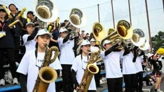 東邦マーチングバンド部が横浜高にエール　愛知の強豪4校と招待試合