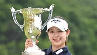 ツアー初優勝の吉田鈴「V1！…チームの皆様のおかげ」写真７枚とともに思いつづる