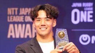 【ラグビー】神戸の上ノ坊駿介がリーグワンの新人賞獲得「チャンスがあるなら」代表にも意欲