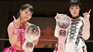 女子プロレスで驚異のダブルジャイアントスイング！渡辺未詩が２人まとめてぶん回す【東京女子】