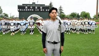 雨の中、高校野球東北大会開会式　軟式の試合は順延　青森