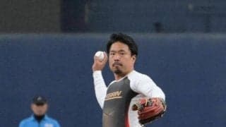 オリックス戦　競輪・古性優作が２年連続で始球式「投げるのはめちゃくちゃ素人なんで緊張した」