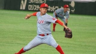 ドラ1候補に挙がる富士大のエースが7回14奪三振の快投も、「もっとアピールしていきたい」【大学選手権】