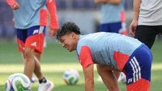 【日本代表】前日“初ゴール”塩貝健人「気持ちで勝てば、勝てる」ファンダイク攻略宣言