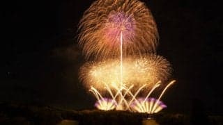コースで“内閣総理大臣賞級”の打ち上げ花火 腕相撲大会から進化した「ゴルフ×お祭り」