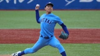日体大“ドラフト候補3本柱”の一角が6回7奪三振無失点の好投！ライバルへの対抗心を力に「自分も追いつけるように」