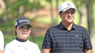 【女子ゴルフ】高橋彩華　大会連覇へ高橋由伸さんからパワー「なんかもう、飛距離がすごくて」