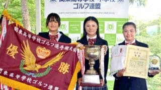 【関東高校ゴルフ】男子は埼玉栄が逆転優勝、女子は第一学院が初優勝