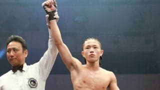 ザ・サンダー片岡雷斗がプロ第２戦を１３３秒ＫＯ勝ち　弟・叶夢から勝利のバトンを受け圧巻の左ボディーで仕留める