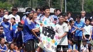 【日本代表】現地在住のU17女子代表DF若月いずみがあいさつ「応援の熱さを感じてもらえたら」