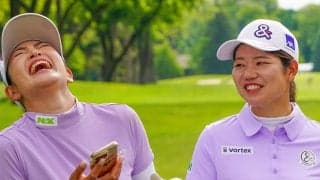 お互いの共通点探しから始まった原英莉花×櫻井心那 チーム名は「アメジスト」