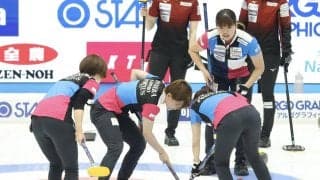 【カーリング】五輪出場フォルティウス第4E　中部電力に１点取らせて前半ラストエンドへ