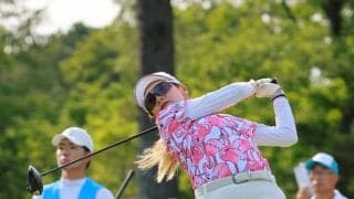 全米女子オープン帰りの桑木志帆が自己ベストタイの64発進「完璧でした」今季２勝目へ　第１日
