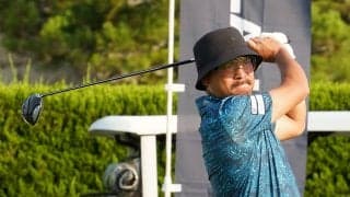 90位→首位浮上 41歳の藤島征次が2イーグル「64」 伴翔太郎も並走／男子下部