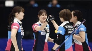 【カーリング】五輪出場フォルティウス第2E　吉村のドローショット決まり２点先制に成功