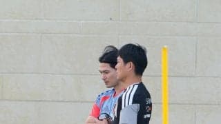 【日本代表】ベースキャンプ地で２日目の練習　遠藤航は公開時に姿を見せず