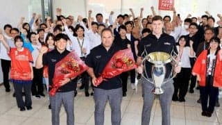 神戸・李主将が連覇へ気合「優勝できた自信というのは来シーズンの自分たちに影響を与える」　神戸新聞社でリーグワン優勝報告