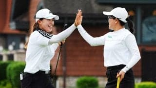 信頼の「ごめん」「大丈夫！」「ありがとう」 渋野日向子と勝みなみが紡いだ2アンダー