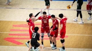 男子日本代表　前回大会王者ポーランドとのフルセットを制し開幕2連勝